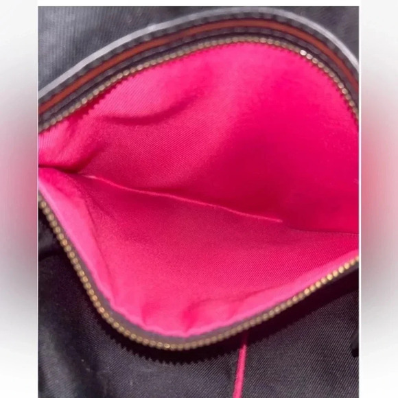 The Sak Collective LADERA Black Pebbled Authentic Leather Crossbody Bag Purse - Picture 8 of 9